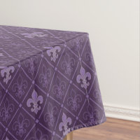 Teste padrão roxo da flor de lis