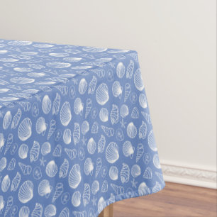 Toalha De Mesa Teste padrão Sassy do Seashell