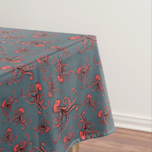 Toalha De Mesa Teste padrão Sneaky do polvo