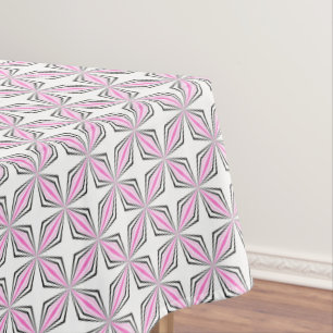 Toalha De Mesa Teste padrão transversal cor-de-rosa