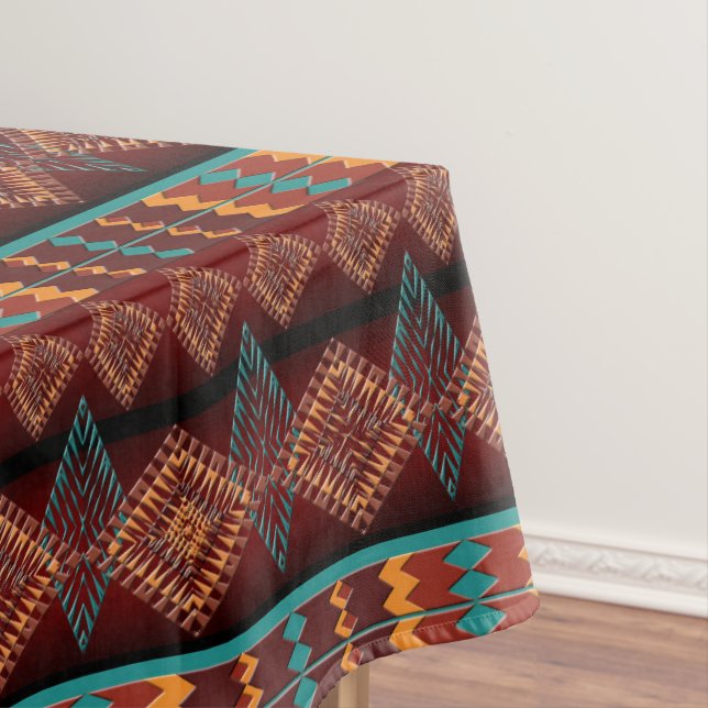 Toalha De Mesa Teste padrão tribal do sudoeste (Posição Original)