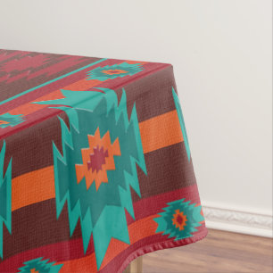 Toalha De Mesa Teste padrão tribal do sudoeste