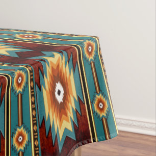 Toalha De Mesa Teste padrão tribal do sudoeste