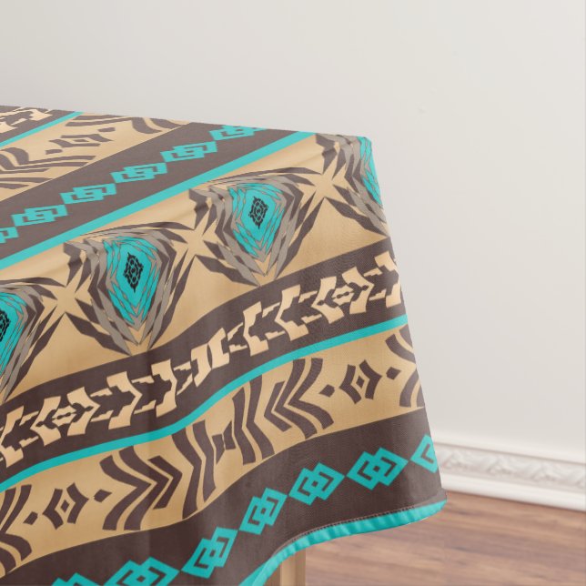 Toalha De Mesa Teste padrão tribal étnico do sudoeste (Posição Original)