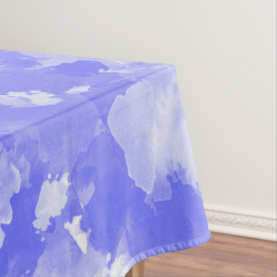 Toalha De Mesa teste padrão violeta das manchas da aguarela