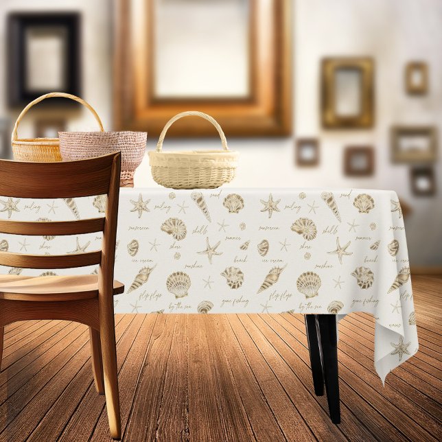 Toalha De Mesa Texto divertido do Starfish Sandstone ID918 (Criador carregado)