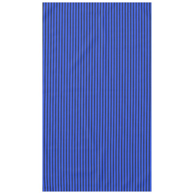 Toalha De Mesa textura listrada azul (Frente)