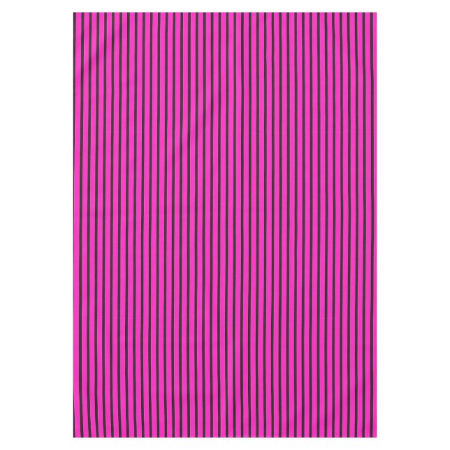 Toalha De Mesa textura listrada rosa (Frente)