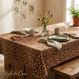 Toalha De Mesa Textura Moderna de Pele de Veado com Estilo