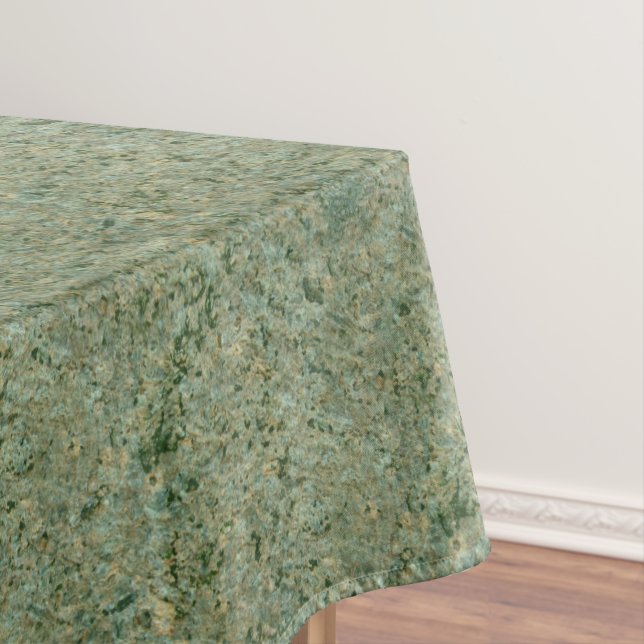 Toalha De Mesa Textura rústica da rocha do verde da geologia (Posição Original)