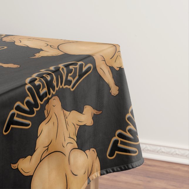 Toalha De Mesa Thanksgiving Twerkey Tablecloth (Posição Original)