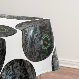 Toalha De Mesa Tigela Preta E Cinza, Túmulo De Mesa