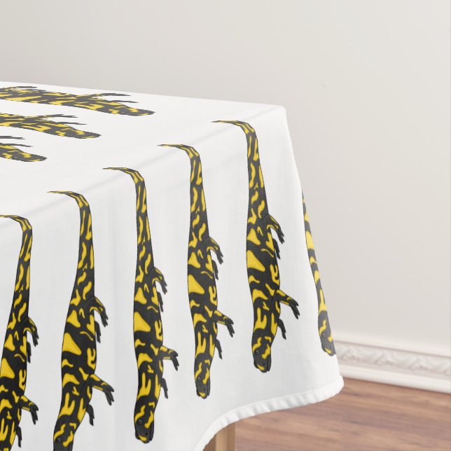 Toalha De Mesa Tiger salamander cartoon (Posição Original)