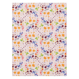 Toalha De Mesa Tinta Divertida Pinta Colorida Primavera Amor Colo