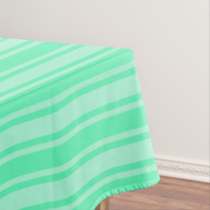 Toalha De Mesa Tiras de doces verdes para casas