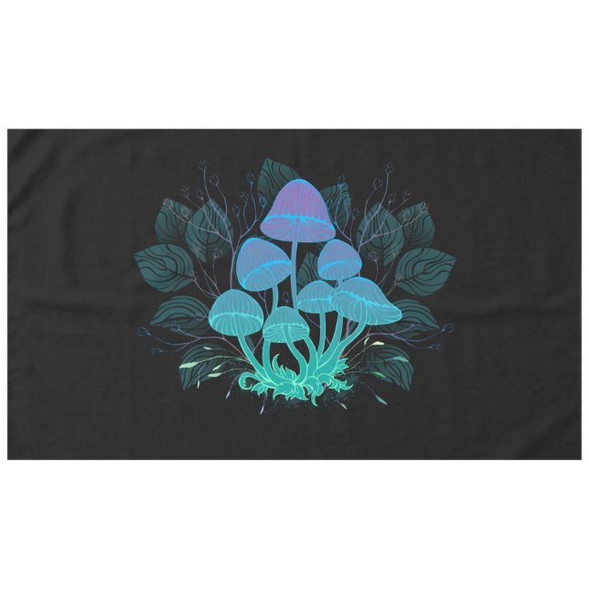 Toalha De Mesa Toadstools em arbustos (Frente (Horizontal))