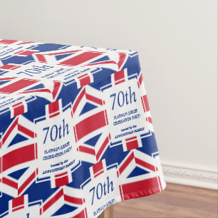 Toalha De Mesa Tomada de União Jubilar do Platinum 70