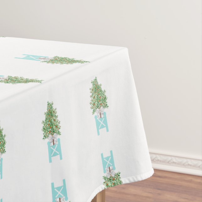 Toalha De Mesa Tópicos de Árvores Laranja Tablete Tópico (Posição Original)