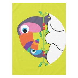 Toalha De Mesa Toque bonito | Toucans de amor | Aves Engraçadas M