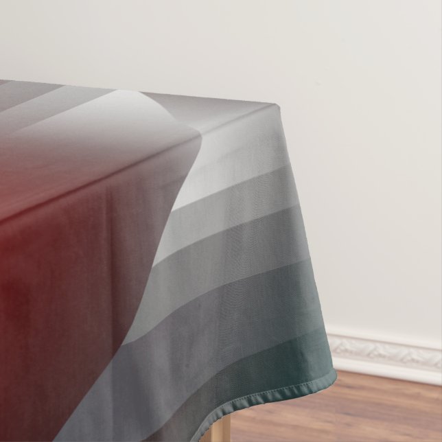 Toalha De Mesa Torção de cinza em louro (Posição Original)