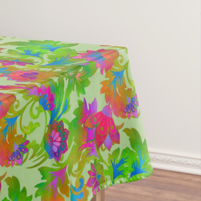 Toalha De Mesa Torção Floral Jacobea Giza (Posição Original)