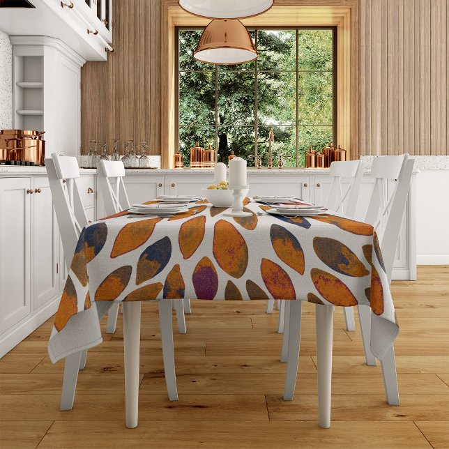 Toalha De Mesa Traços de pincel de aquarela - efeito enferrujado (Criador carregado)