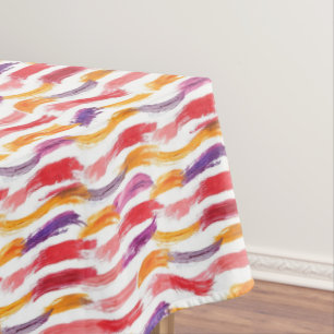 Toalha De Mesa Traços de pintura multicolores
