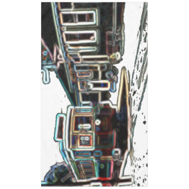Toalha De Mesa TRC Neon Streetcar em stn Tablecloth