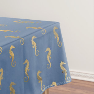 Toalha De Mesa Trendy Cute Sob O Oceano Marinho Aniversário