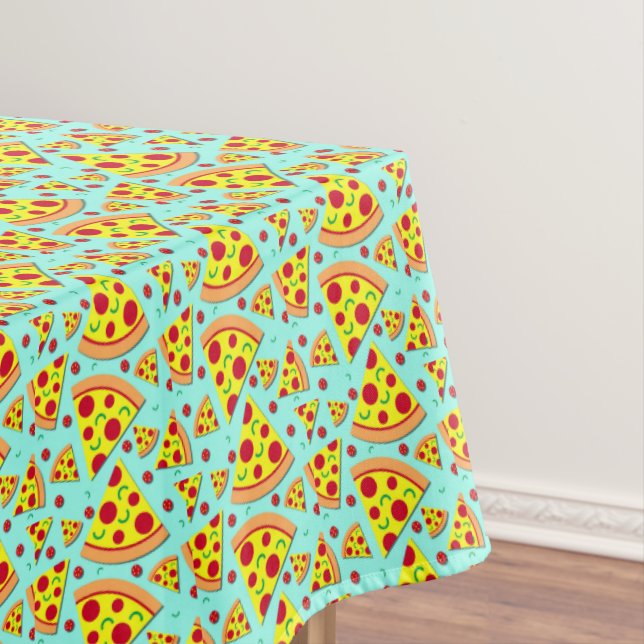 Toalha De Mesa Trendy Pizza Slices no Restaurante Blue Pizzeria (Posição Original)
