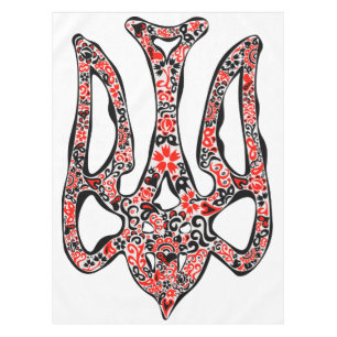 Toalha De Mesa Trident Trident Nacional Ucraniano trizub estiliza
