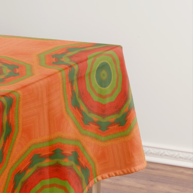 Toalha De Mesa Trilha Laranja (Posição Original)