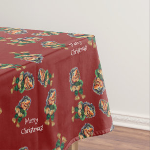 Toalha De Mesa Troll de Natal barato e Delícia de Árvore