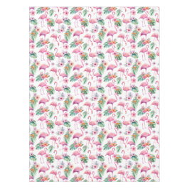 Toalha De Mesa Tropical Flamingo Chá de fraldas Tablecloth