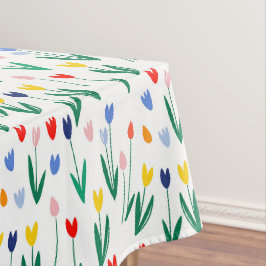 Toalha De Mesa Tulipas Coloridas