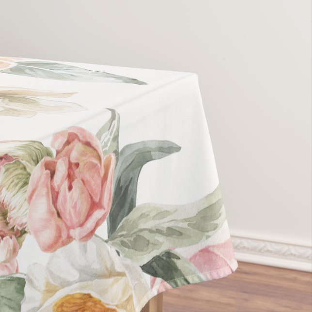 Toalha De Mesa Tulipas Florais de Primavera (Posição Original)