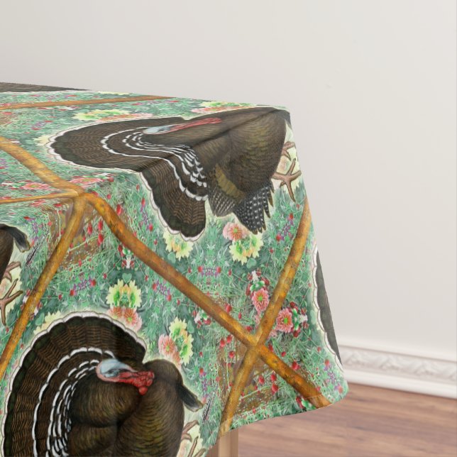 Toalha De Mesa Turquia nos Verdes (Posição Original)