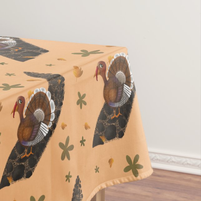 Toalha De Mesa Turquia trilhando caminho de pedra com flores (Posição Original)