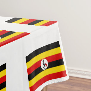 Toalha De Mesa UGANDA FLAG MAP Na moda Patriotic Uganda