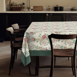 Toalha De Mesa Unfuros de Elegância: Tablecloth Vintage Floral Da