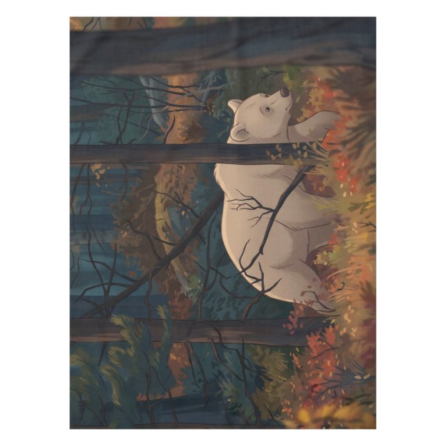 TOALHA DE MESA URSO MAJESTOSO (Frente)