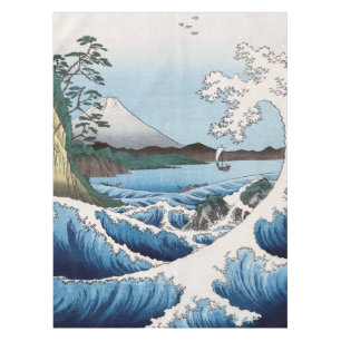 Toalha De Mesa Utagawa Hiroshige - Mar ao largo de Satta, Provínc