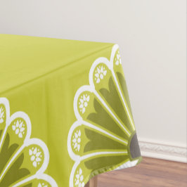 Toalha De Mesa Ventiladores espanhóis Verde-oliva