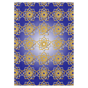 Toalha De Mesa Venus Flower Of Love Duo Prata Dourada + suas idei