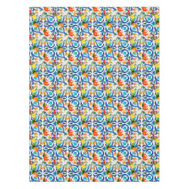 Toalha De Mesa Verão, azulejos sicilianos, majolica, azulejo cerâ