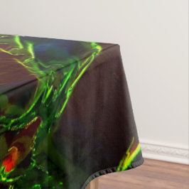 Toalha De Mesa Verde esvaziado de fogo