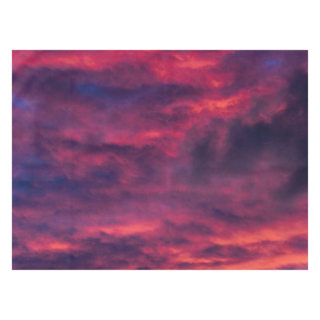 Toalha De Mesa vermelho augural (Frente (Horizontal))