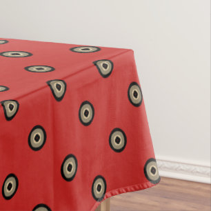 Toalha De Mesa Vermelho e preto clássico