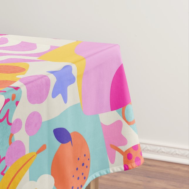 Toalha De Mesa Vibrante Maxi Patchwork (Posição Original)