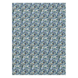 Toalha De Mesa Vidro Do Mar Do Oceano Descrito Em Dourado